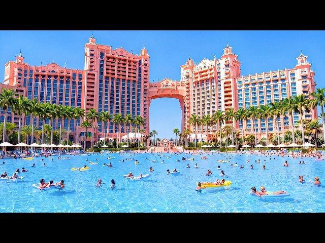 Atlantis Bahamas Paradise Island Resort Tour – Waterpark, Hotels, Casino, Aquarium, and More