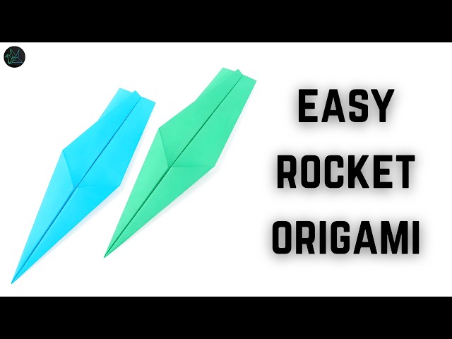 Easy paper rocket in just 5 minutes! |GMRVS ARTS AND CRAFTS|