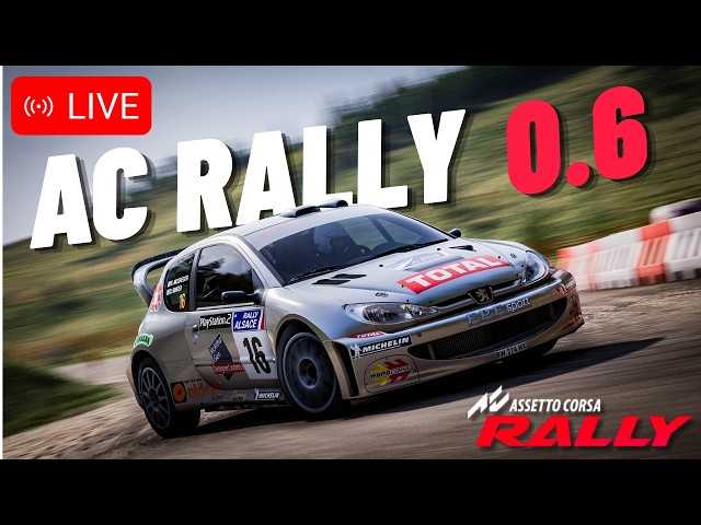 🔴LIVE - Testing 0.6 Update On Assetto Corsa Rally and Then LMU Weekly at Laguna Seca Later!