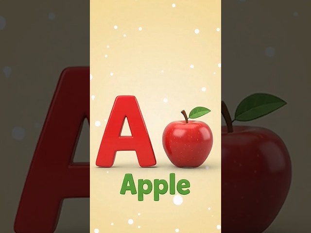 🔤🍎 Learn ABCs with Fun Phonics for Kids A Is for Apple, B Is for Ball 🌈✨ | Preschool Learning