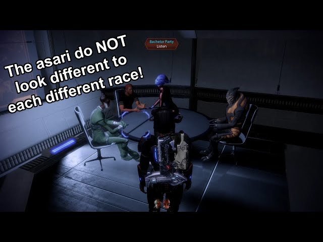 The Asari do NOT look different to every race!