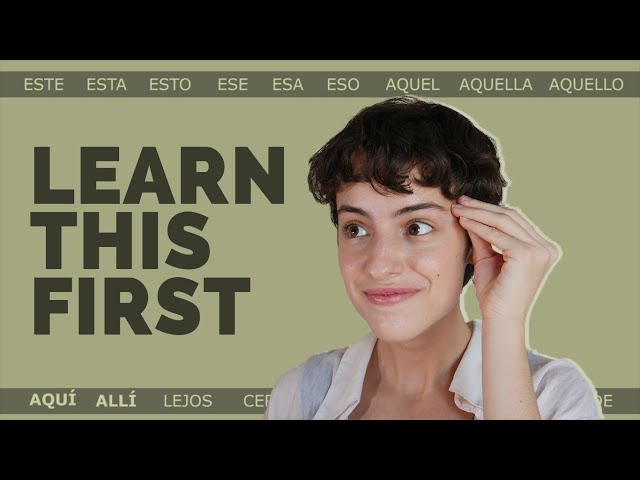 IF YOU WANT TO LEARN SPANISH WATCH THIS FIRST!! Must know, basic conversational vocabulary. || SAH