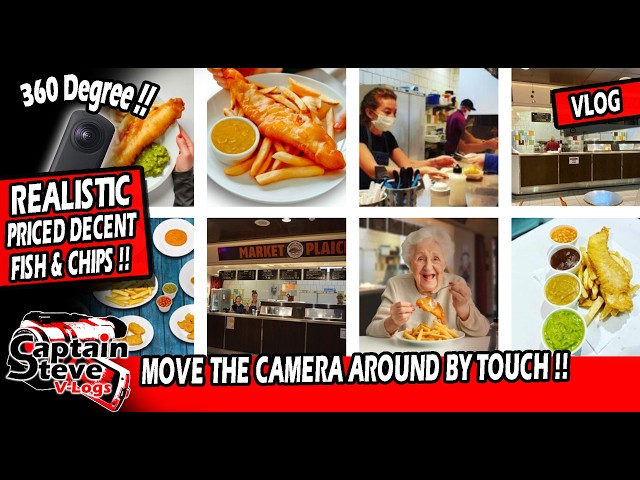 360 Video - Market Plaice - Fish & Chips - Indoor Market at Market Harborough