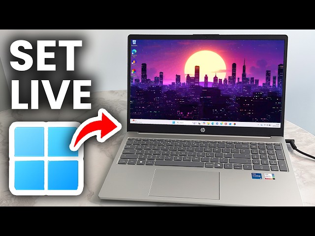 How To Set Live Wallpaper In Windows 11 - Animated/Moving