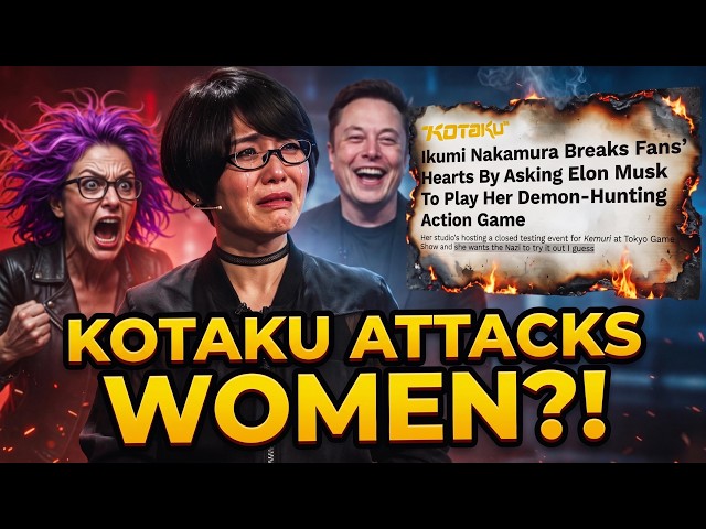 Kotaku ATTACKS Female Japanese Game Dev Over Elon Musk?!