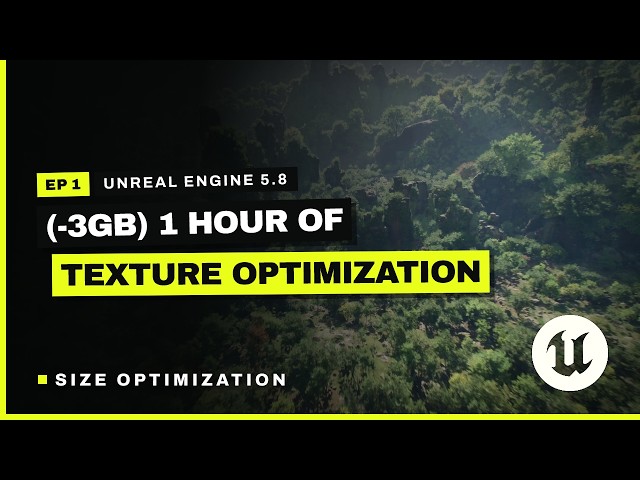 UE5 Texture Optimization Deep Dive — Cutting 3GB