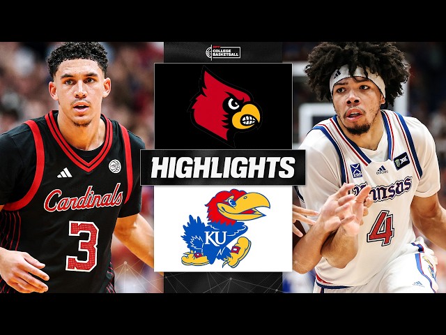 Louisville Cardinals vs. Kansas Jayhawks | Full Game Highlights | ESPN College Basketball