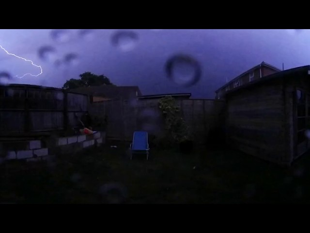 Vr 360 thunder storm 26th May 2018 iowUK
