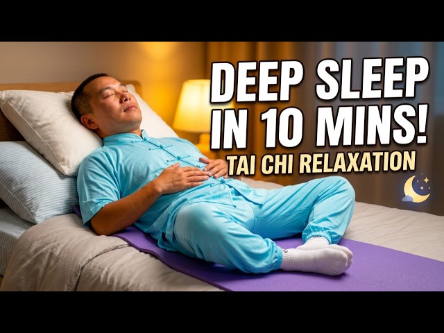 TaiChi Helps You Relax Hips Legs and Lower Back for DEEP Sleep in 10 Minutes Tonight?