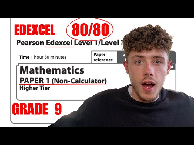 How to get a Grade 9 | GCSE Maths Edexcel Paper 1 Higher 