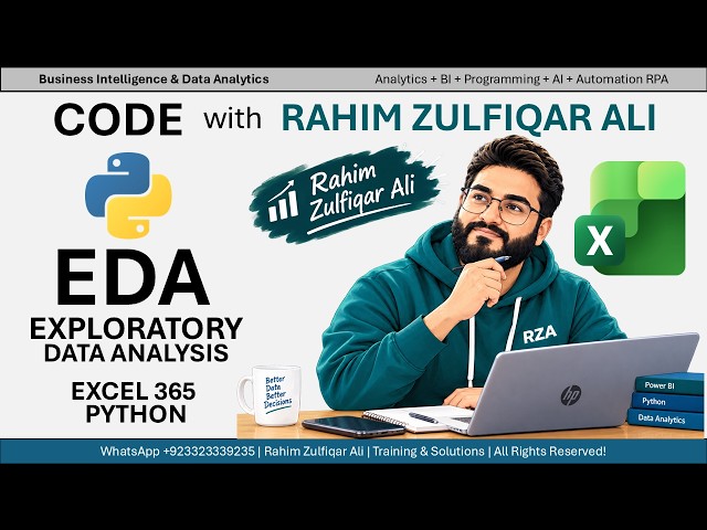 Understanding of Exploratory Data Analysis (EDA) with Python in Excel 365 | From Data to Insights