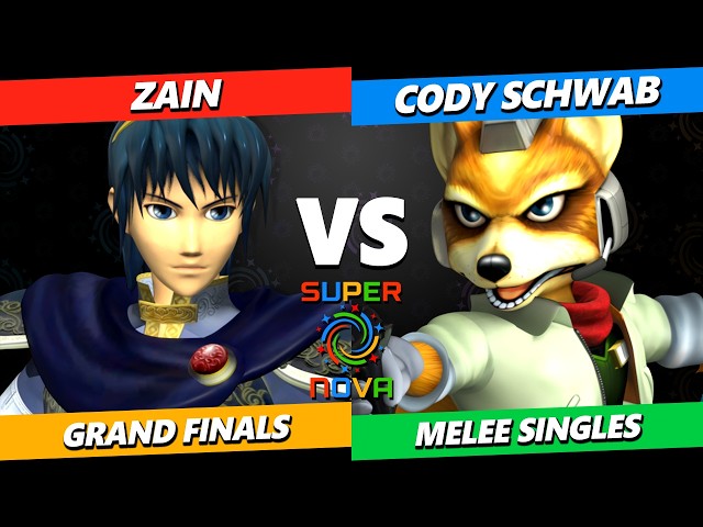 Supernova 2026 GRAND FINALS - Zain (Marth) Vs. Cody Schwab (Fox) Smash Melee - SSBM