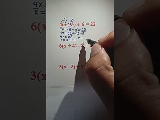 How to Solve Parentheses Equations Correctly | Algebra Basics #maths #mathematics #mathstricks 