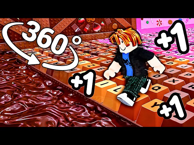 +1 Speed Keyboard Escape - ROBLOX in 360° Video | VR / 8K | (Keyboard Escape roblox fun animation)