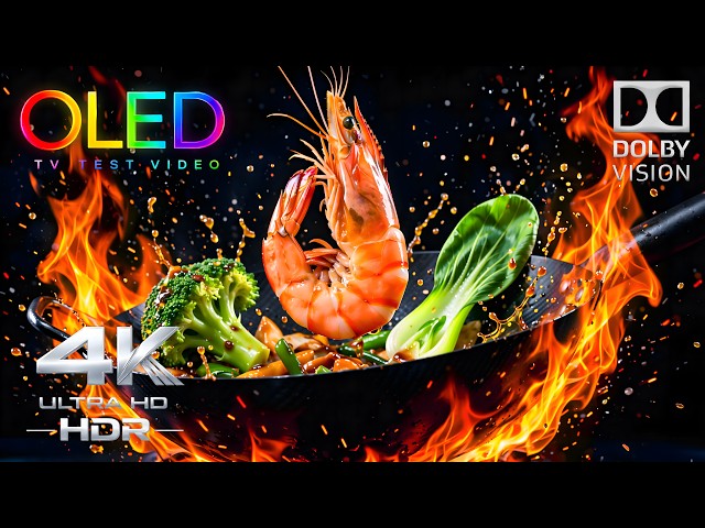 Do NOT Watch This 4K OLED Test on an LCD Screen! | True 4K HDR 60FPS Dolby Vision (4K Video)