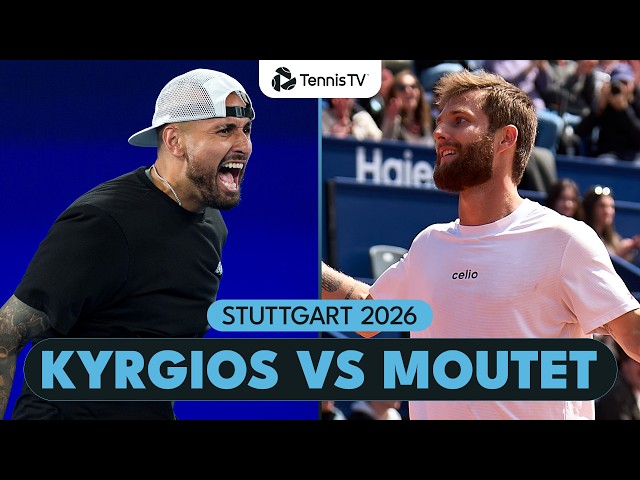 Nick Kyrgios vs Corentin Moutet Entertaining First Meeting! 🎭 | Stuttgart 2026 Highlights