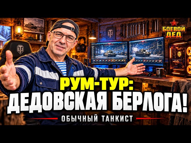 GO BEHIND THE SCENES OF MY STREAM! ➔ OLD-TIMER'S DEN AND MY PC #BattleGrandpa #WorldOfTanks #Stre...