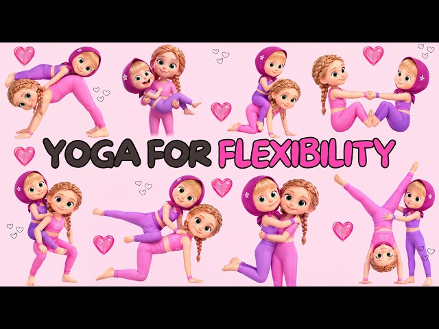 🌈 Kids Yoga for BetterYOGA Mobility Partner Yoga for Kids | Calm Down Before Bed | Yoga Galaxy Kids
