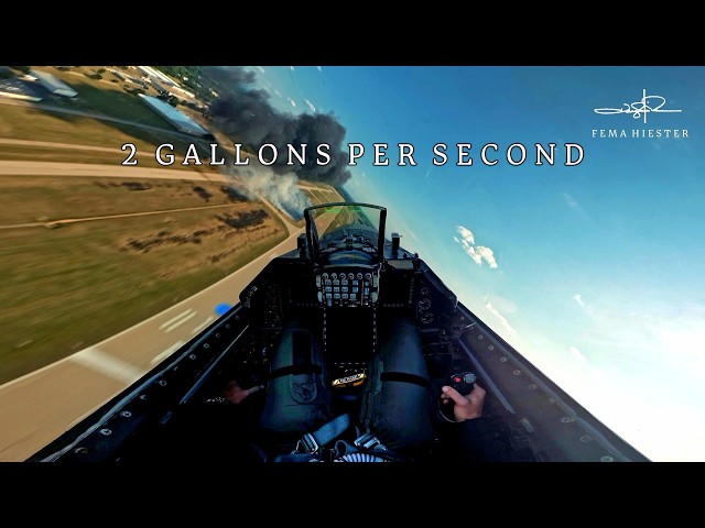 Pilot POV and Cockpit Sound - The American F-16 Demo
