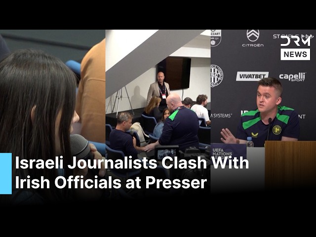 ‘That’s a Lie’: Israeli Journalists Clash With Irish Officials at Tense Israel-Ireland Presser |AD1G