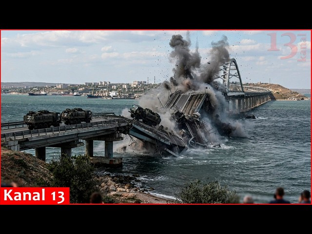 Crimean bridge is the umbilical cord connecting Russia with Crimea and it falls