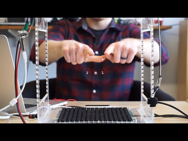 Rotating and Scaling a Levitating Cube