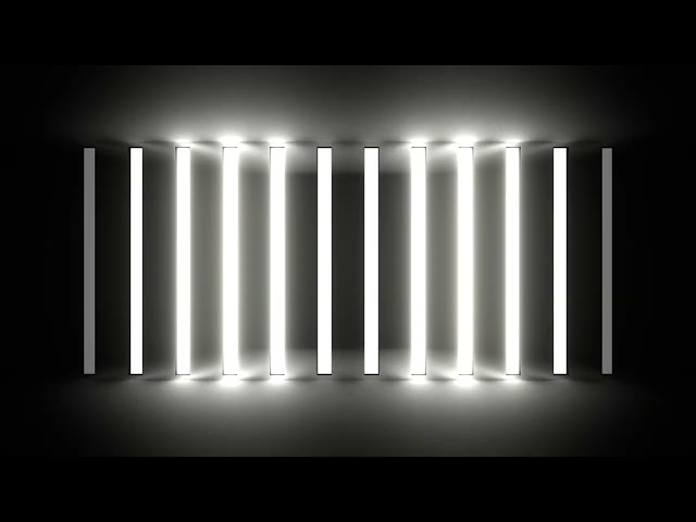 White neon lights wall background vj loop | No Copyright Video | No Copyright Stock Video