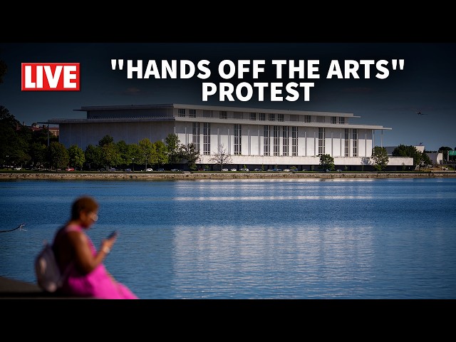 LIVE: "HANDS OFF THE ARTS" Kennedy Center protest | FOX 5 DC