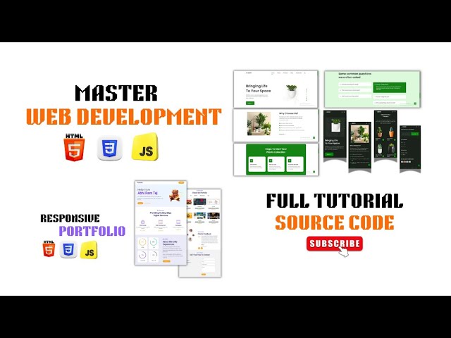 Master Frontend Web Development With 2 Real World Projects Using Html CSS and JavaScript