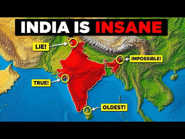 30 Insane Geography Facts About India 🇮🇳