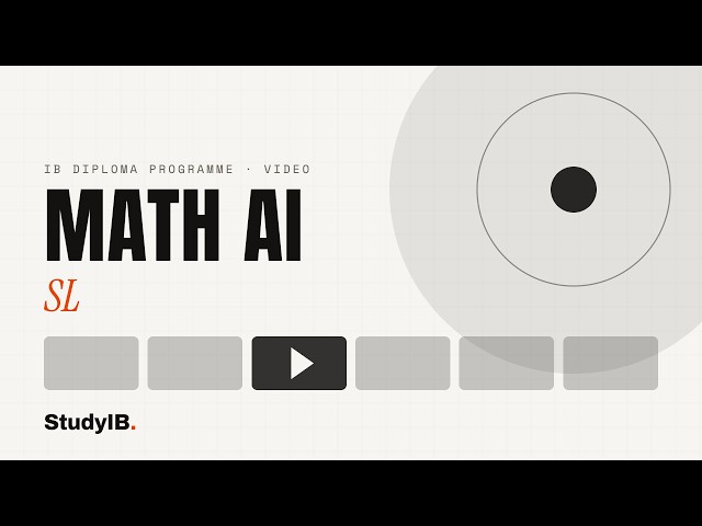 IB Math AI SL 1.1 — Mastering Standard Form