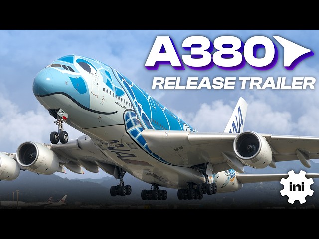 iniBuilds A380 Airliner Release Trailer | Microsoft Flight Simulator
