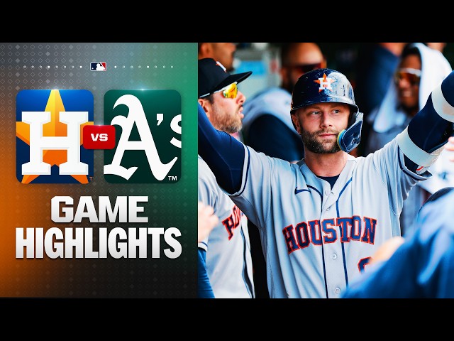 Astros vs. Athletics Highlights (9/27/26) | MLB Highlights