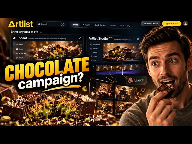 I Built an Entire Chocolate Campaign With AI | Artlist MCP
