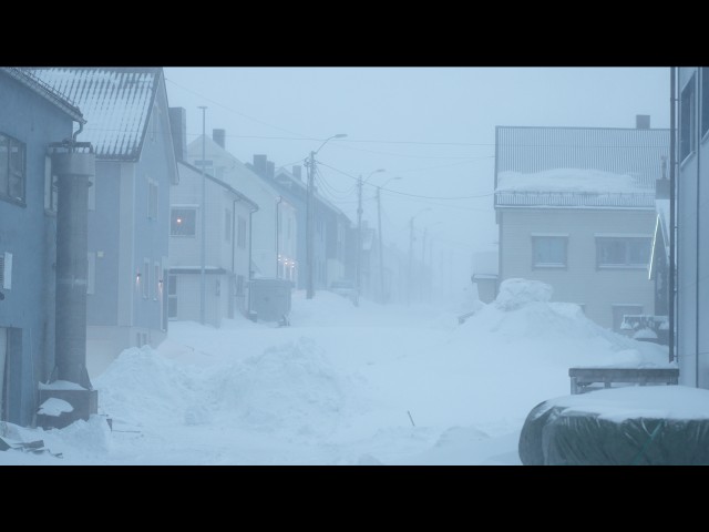 I Visited The Most ISOLATED Town in NORWAY & BLIZZARD Camped Seeking Shelter from Snow Storm