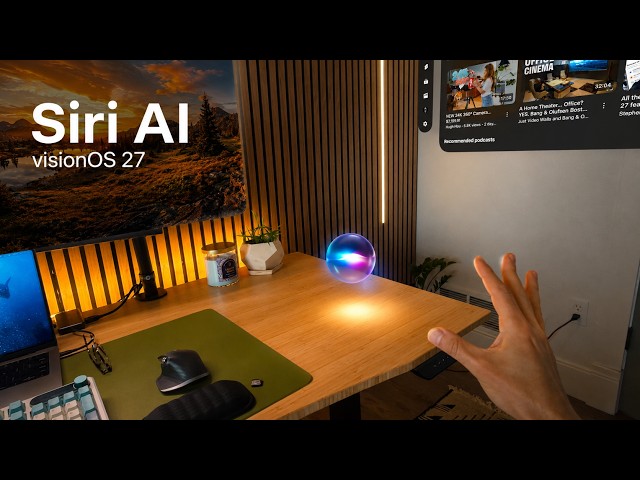 Siri AI in Vision Pro - First Look