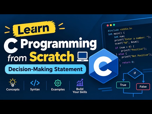 Day 5 | Decision-Making Statements in C | Complete Beginner Guide