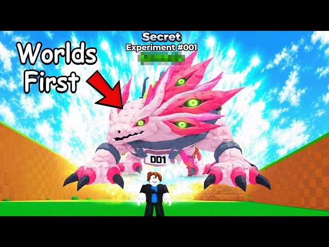 I Got Worlds First Experiment #001 in Steal An Egg...