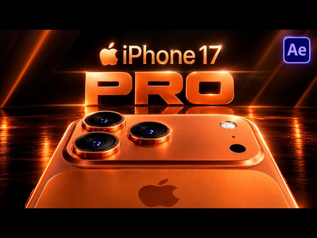 i phone 17 pro max ads after effect