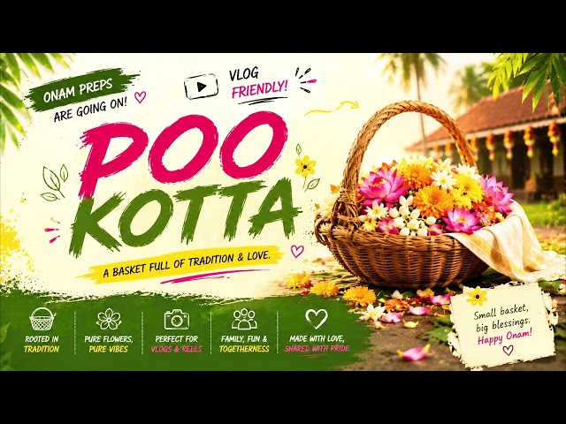 Onam No Copyright Music | Poo Kotta II | Fun Onam BGM