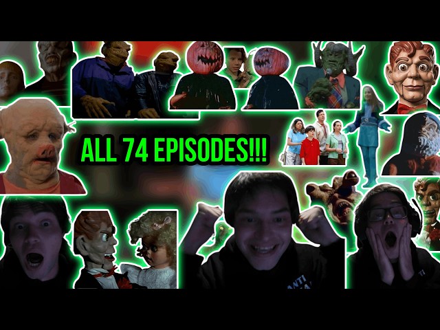 I SURVIVED ALL 74 GOOSEBUMPS EPISODES! (Goosebumps Full Series Binge Reaction)
