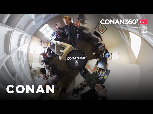 CONAN360° LIVE Highlight:​ Conan Visits Team Coco Digital | CONAN on TBS