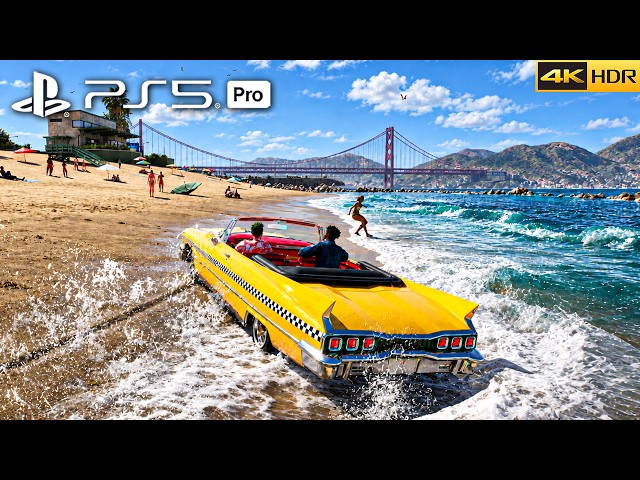 Crazy Taxi World Tour LOOKS SOO GOOD (PS5 PRO) Closed Beta Test Gameplay + New Cops Chase [4K HDR]