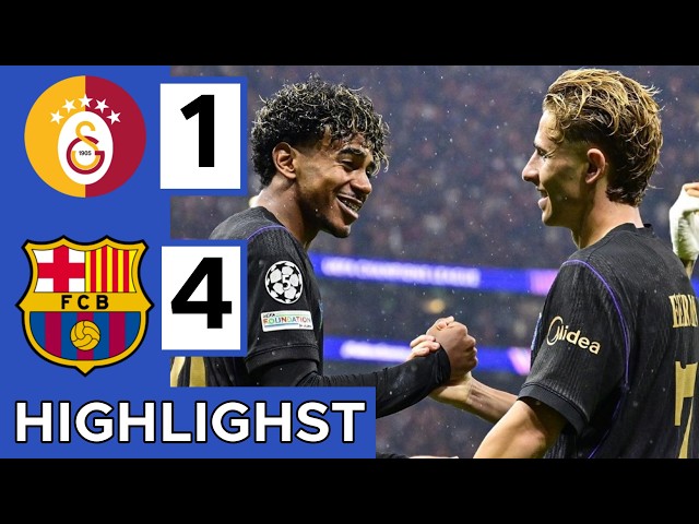 🔵🔴Galatasaray vs Barcelona (1-4) Extended HIGHLIGHTS | UEFA Champions League