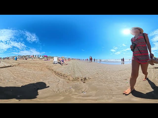 😱 YOU WON'T BELIEVE What Happened! On a Spanish Beach in 8K 360° | Dynamic Moment
