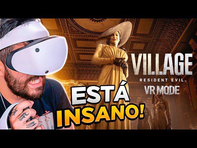 RESIDENT EVIL VILLAGE GAMPLAY - NO PLAYSTATION VR2 É INSANO!