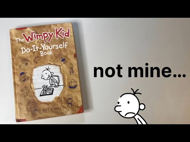 Reading Someone’s Old Diary of a Wimpy Kid Do It Yourself Book 15