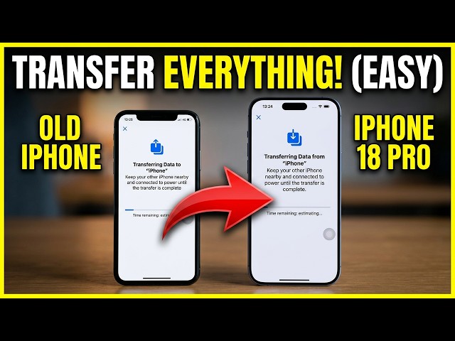 How To Transfer Data From Old iPhone To iPhone 18 Pro (STEP BY STEP)