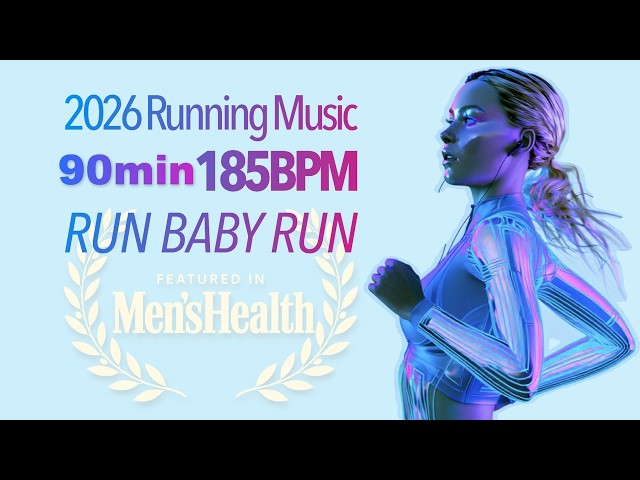 185 BPM Running Music 2026 🔥 90 Min Nonstop Mix | 185 SPM Pro Cadence Tempo Trainer for Racing