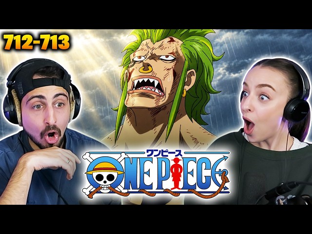 MAKE BART A STRAW HAT! *ONE PIECE* Episodes 712 & 713 REACTIONS!